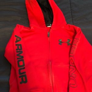 Youth size 7 Under Armor Zip Up Sweatshirt